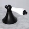 Kingston Brass KC7060PL Vintage 8" Widespread Bathroom Faucet, Matte Black KC7060PL - alternate 6